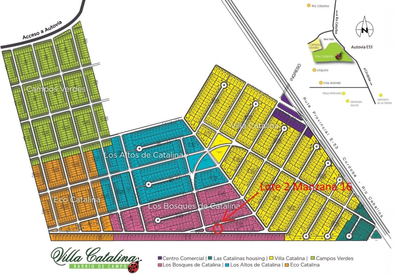 Vendo Lote en Villa Catalina, Cordoba.